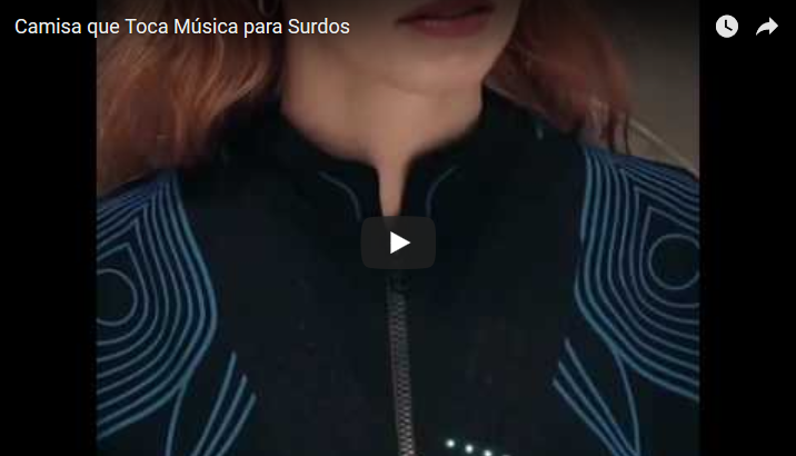 Camisa que Toca Música para Surdos [vídeo]
