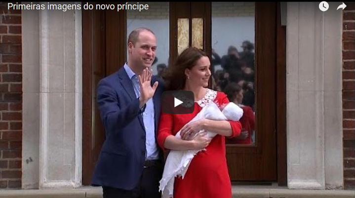 Primeiras imagens do novo príncipe [vídeo]