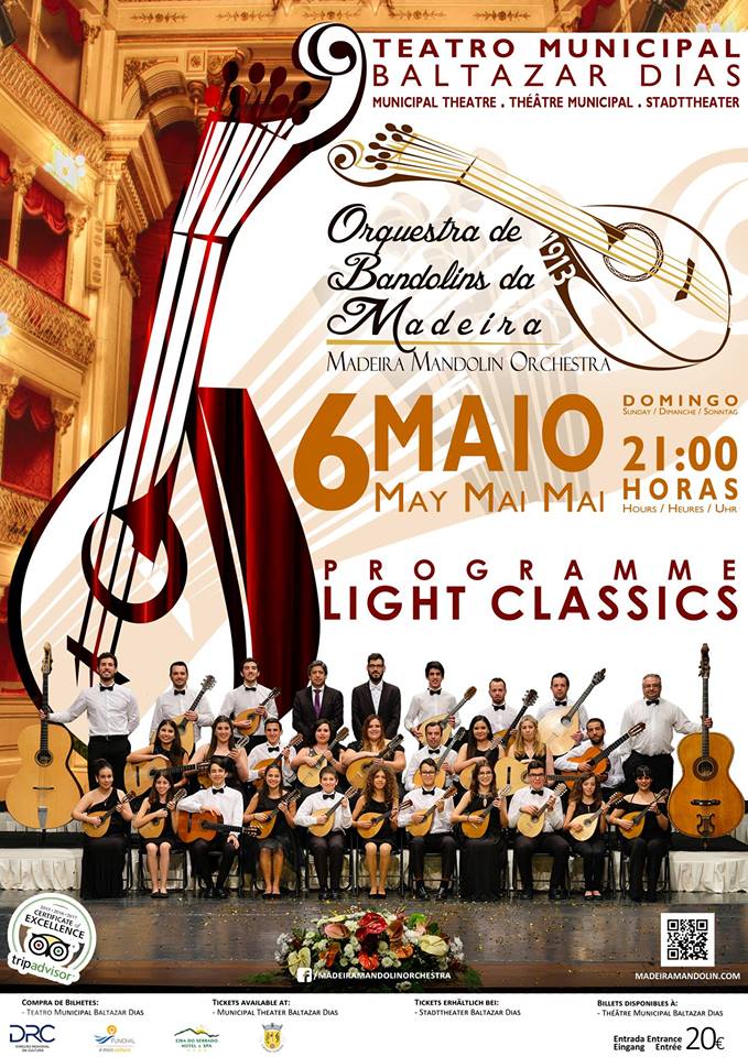 Orquestra Bandolins da Madeira toca amanhã grandes clássicos no Baltazar Dias