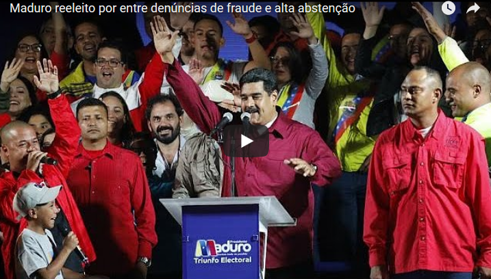 Maduro reeleito por entre denúncias de fraude e alta abstenção [vídeo]