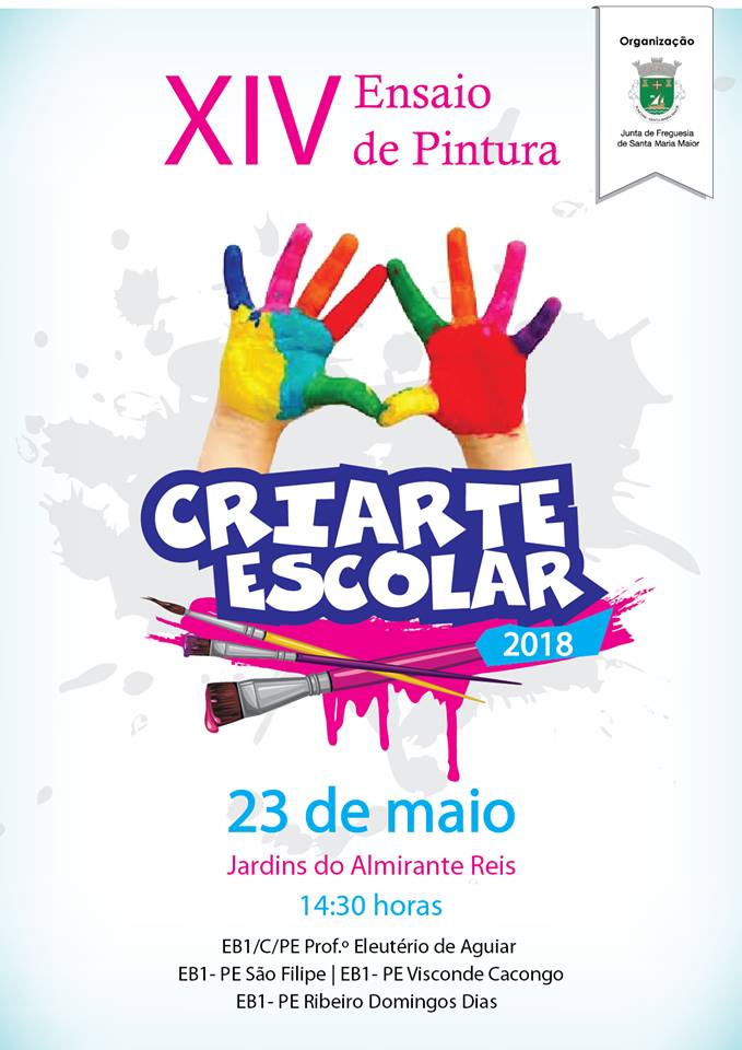 Junta de Freguesia de Santa Maria Maior promove amanhã o Criarte Escolar