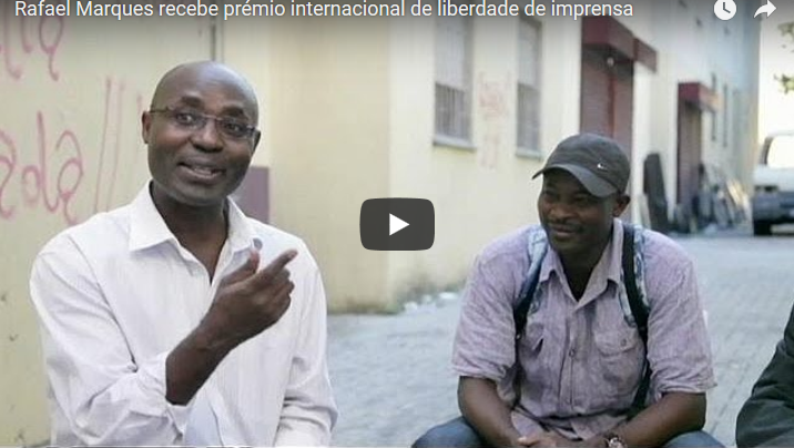 Rafael Marques recebe prémio internacional de liberdade de imprensa [vídeo]