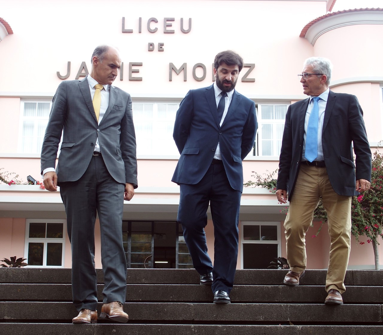 Ministro da Educação está na Madeira e foi esta tarde ao “Liceu”