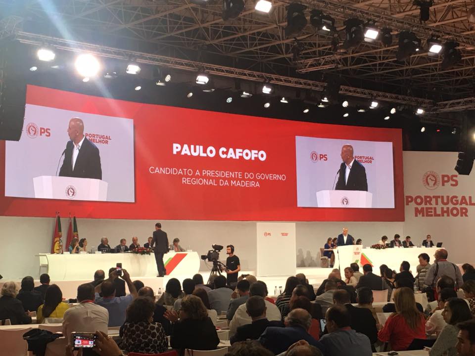 Veja um excerto da intervenção de Cafôfo no congresso nacional do PS (vídeo)