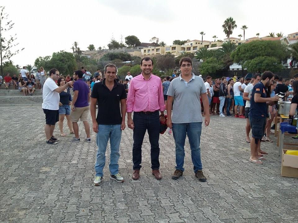 Carlos Pereira com Juventude Socialista no Porto Santo