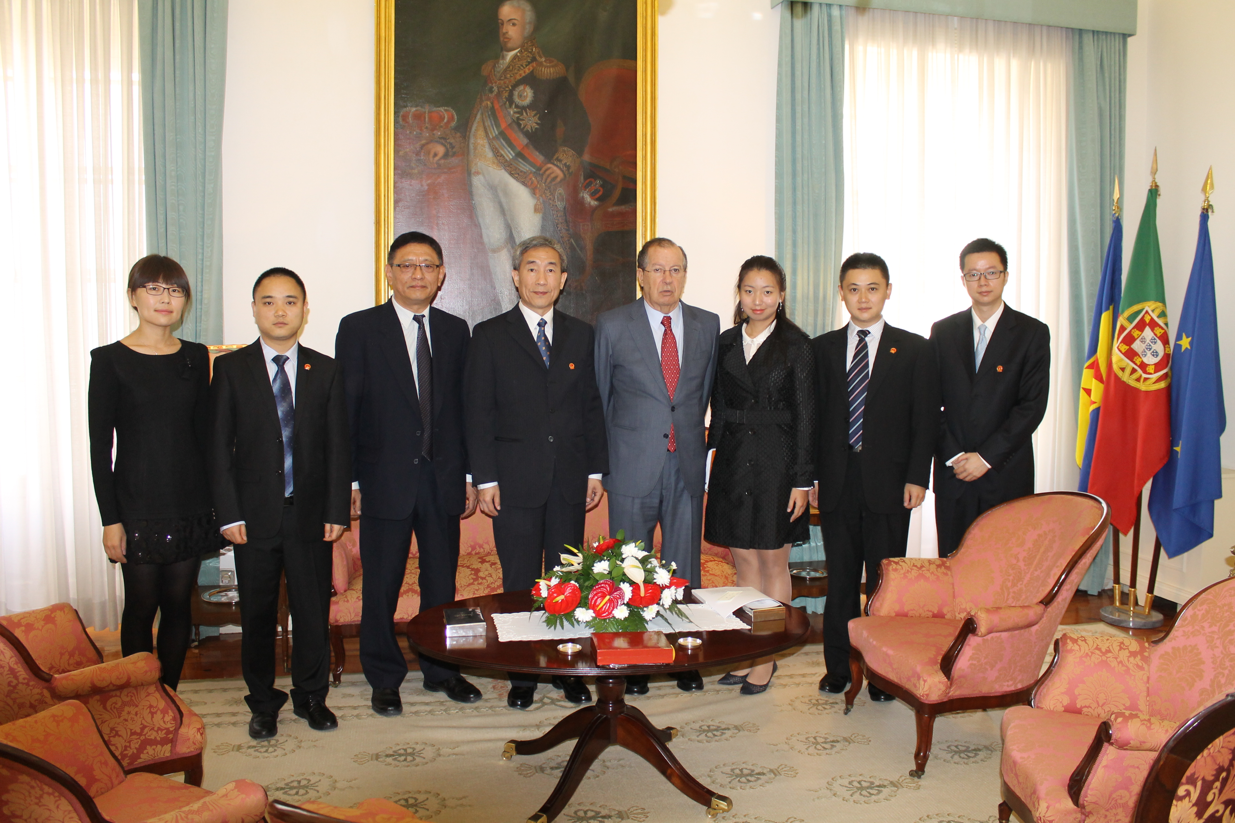 Representante da República recebeu comitiva chinesa