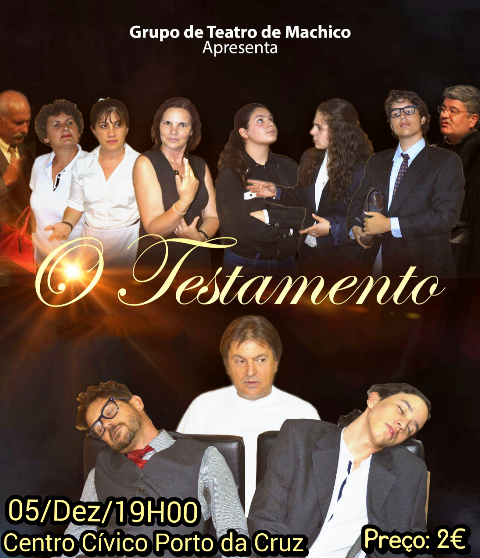 Espectáculo ‘O Testamento’ no Porto da Cruz