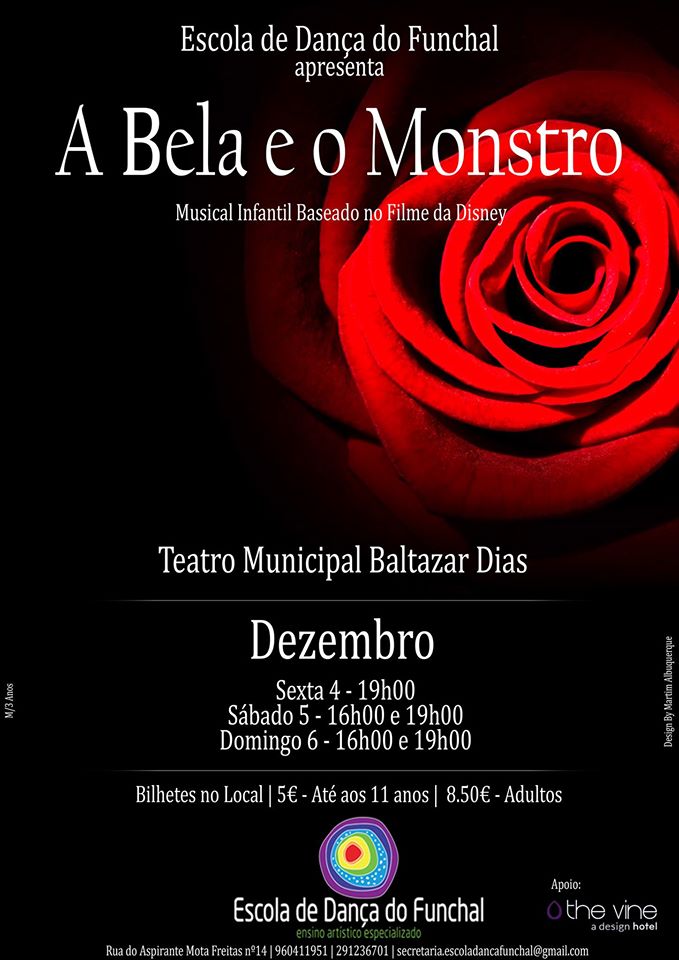 Escola de Dança do Funchal estreia “A Bela e o Monstro”