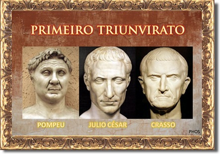 Curiosidades históricas: o primeiro Triunvirato Romano