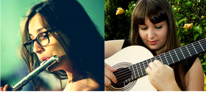 Rebeca oliveira e Joana Mendes em concerto na FNAC