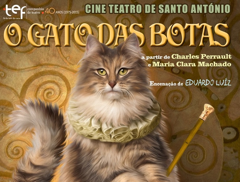 ‘O Gato das Botas’ no Cine Teatro de Santo António até ao final do mês