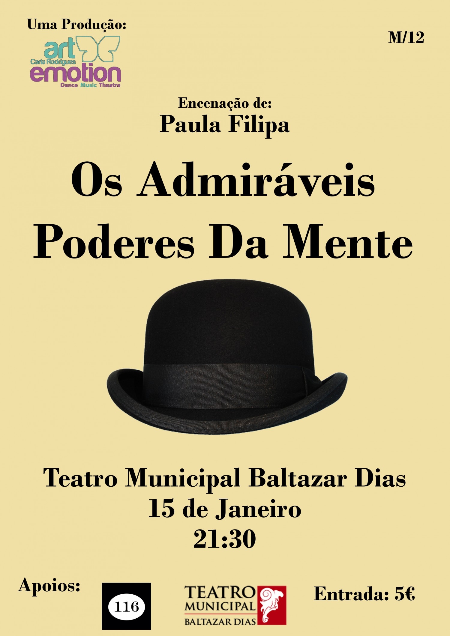 “Os admiráveis poderes da mente” no Teatro Municipal