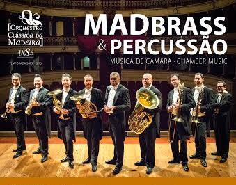 Sábado há concerto de música de câmara ‘MadBrass & Percussão’
