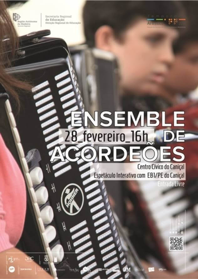 Espectáculo de acordeões no Caniçal e 28 de Fevereiro