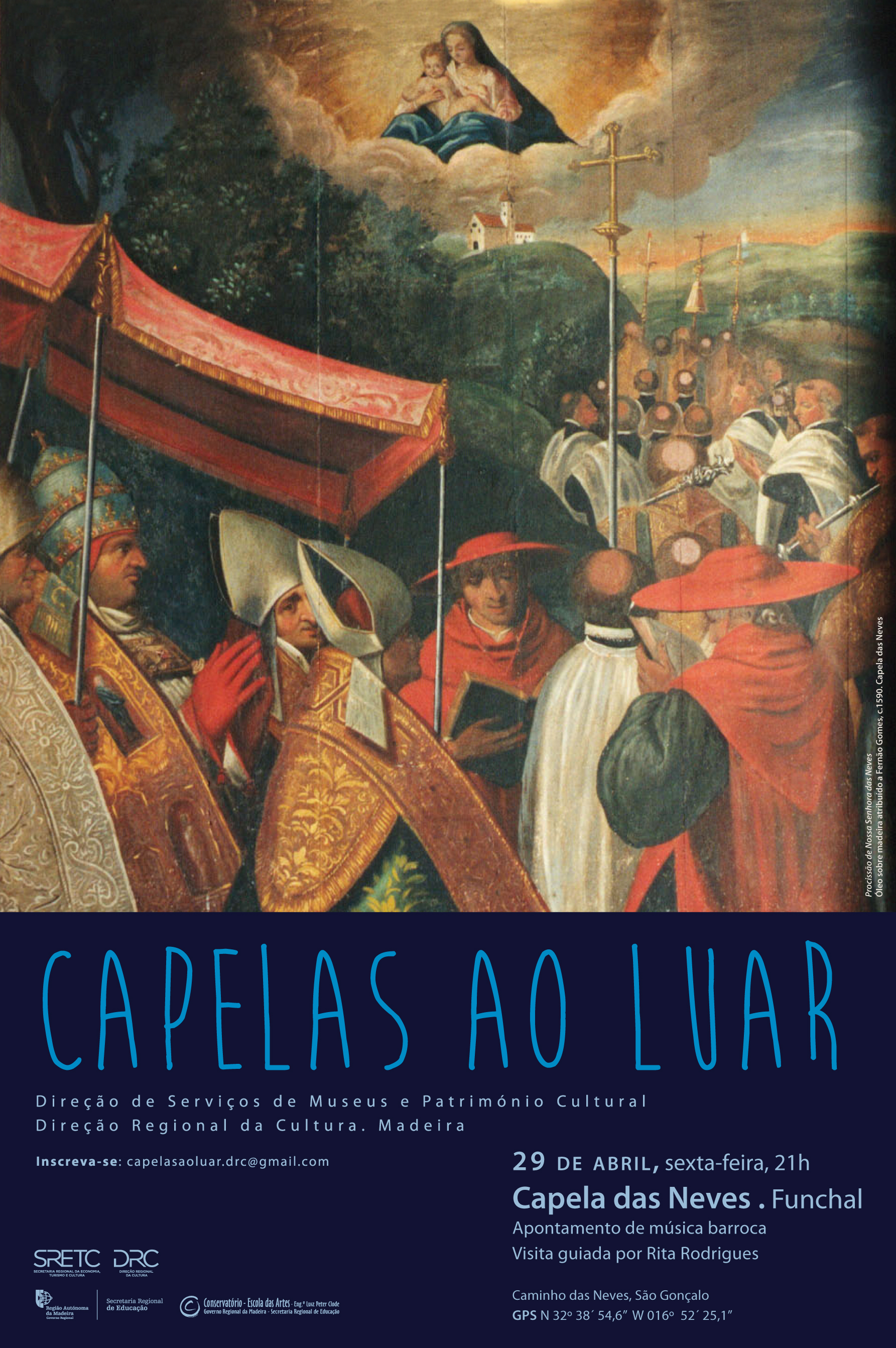 Capela de Nossa Senhora das Neves é a próxima nas ‘Capelas ao Luar’