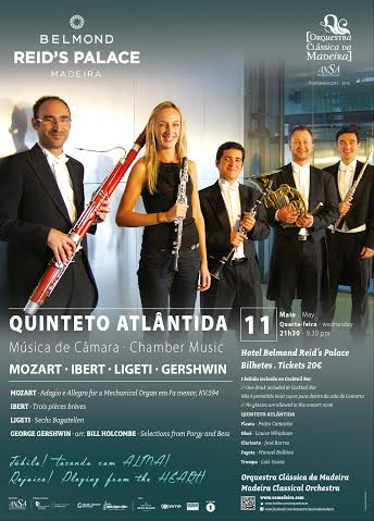 Hotel Reid’s acolhe Concerto de Música de Câmara a 11 de Maio