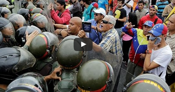 Venezuela: Manifestação anti-Maduro acaba em confrontos (vídeo)