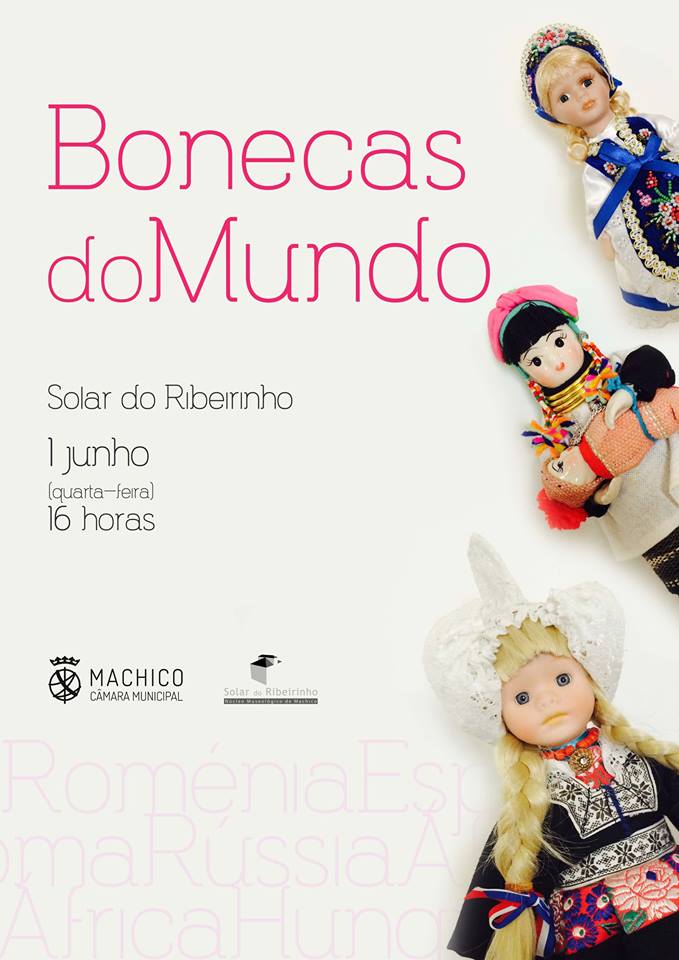 Exposição “Bonecas do Mundo” no Solar do Ribeirinho