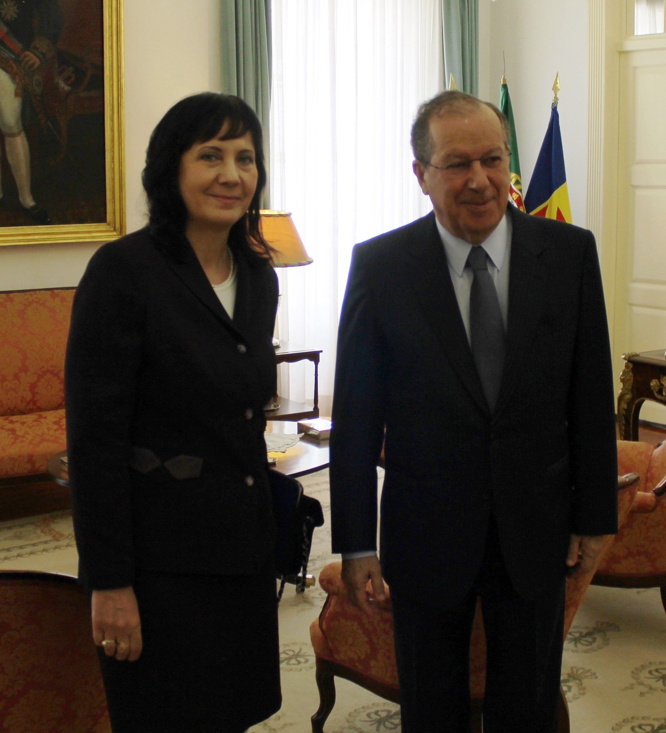 Embaixadora da Ucrânia no Palácio de São Lourenço