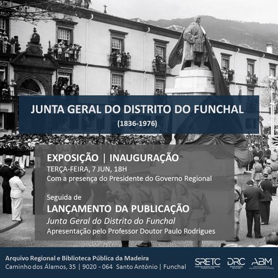 Arquivo Regional e Biblioteca Pública lançam publicação Junta Geral da Madeira (1836-1976)