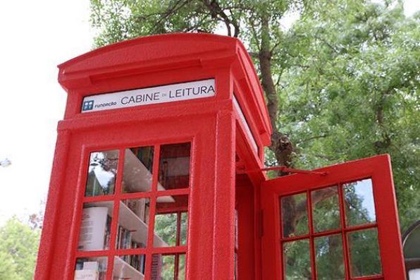 Cabine de leitura (microbiblioteca) inaugurada hoje na Ponta do Sol