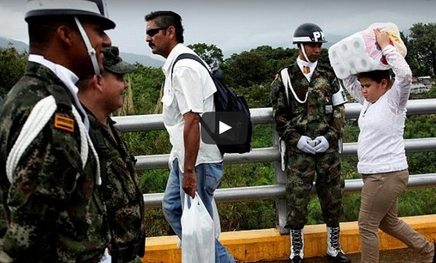 Venezuela reabre temporariamente fronteira com Colômbia (vídeo)