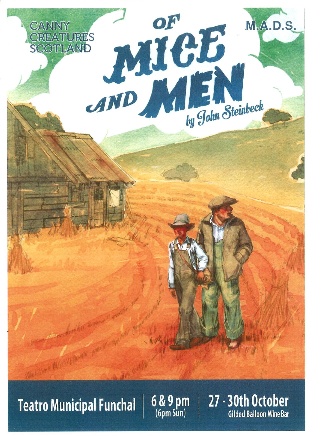 ‘Of Mice and Men’ (Ratos e Homens) no Teatro Municipal