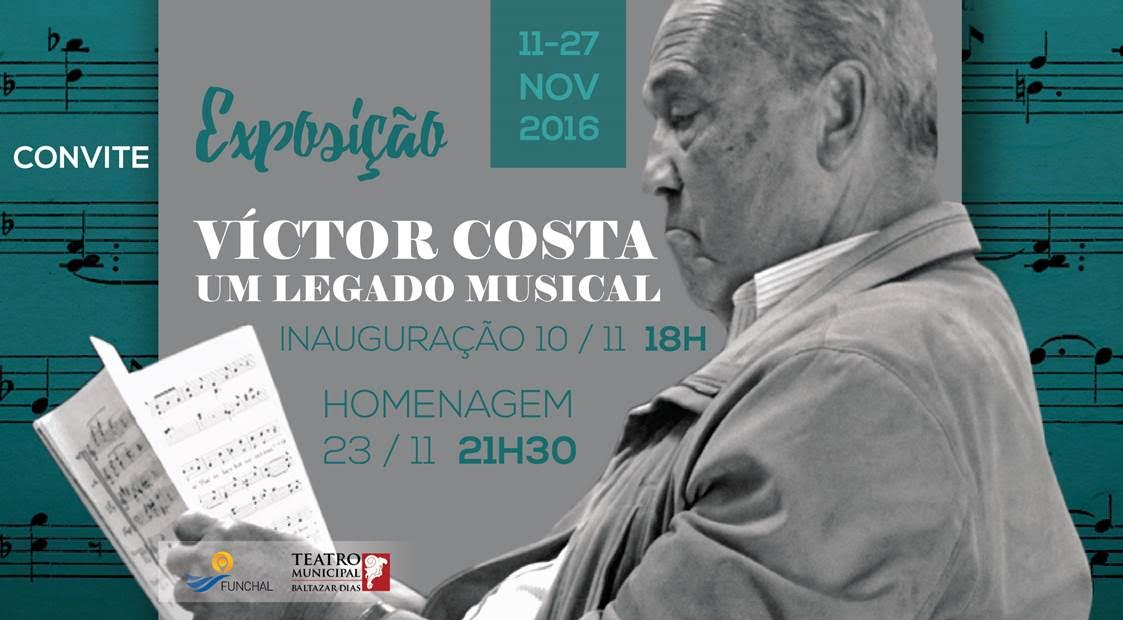 Exposição “Víctor Costa, um Legado Musical” inaugurada amanhã no Baltazar Dias