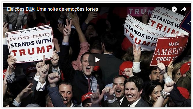 Eleições EUA: Uma noite de emoções fortes (Vídeo)