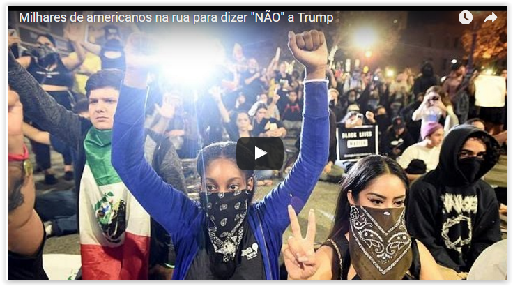 Milhares de americanos na rua para dizer “NÃO” a Trump (Vídeo)