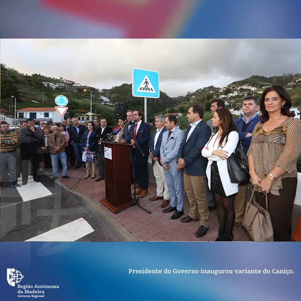 Veja o vídeo da inauguração da variante à cidade do Caniço