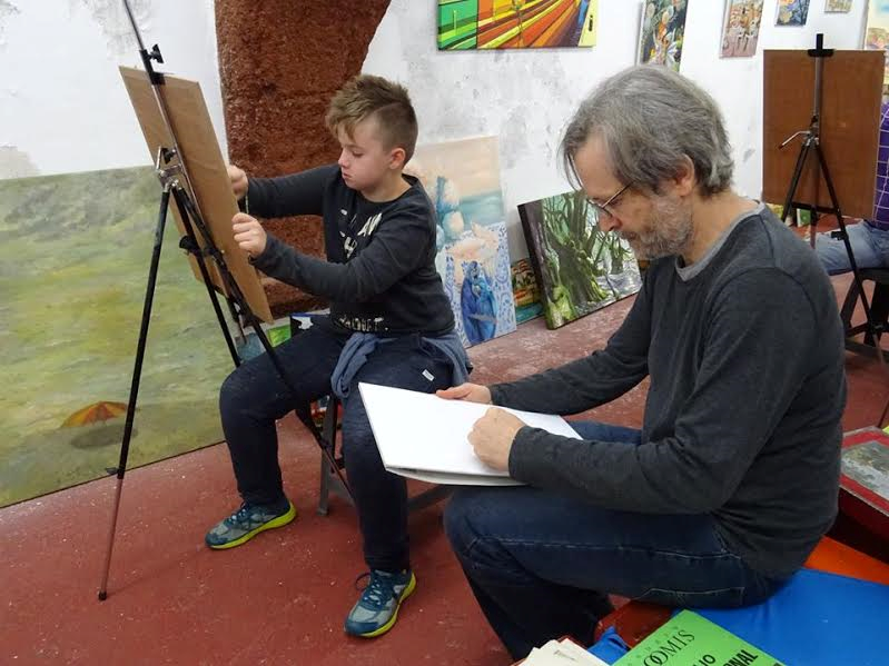 Marcos Milewski dá aula de pintura a 3 de Dezembro