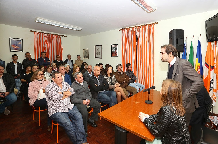 Miguel Albuquerque falou aos militantes no Monte