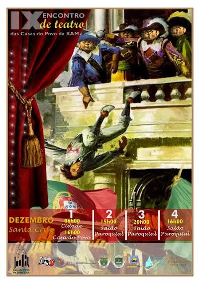Encontro de teatro das Casas do Povo arranca quinta-feira com recriação do Dia da Restauração