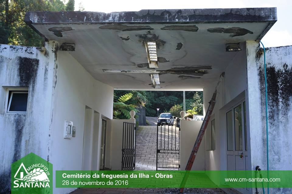 Cemitério da freguesia da Ilha a precisar de obras urgentes