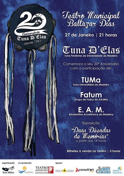 Tuna D’Elas celebra aniversário dia 27 no Teatro Municipal