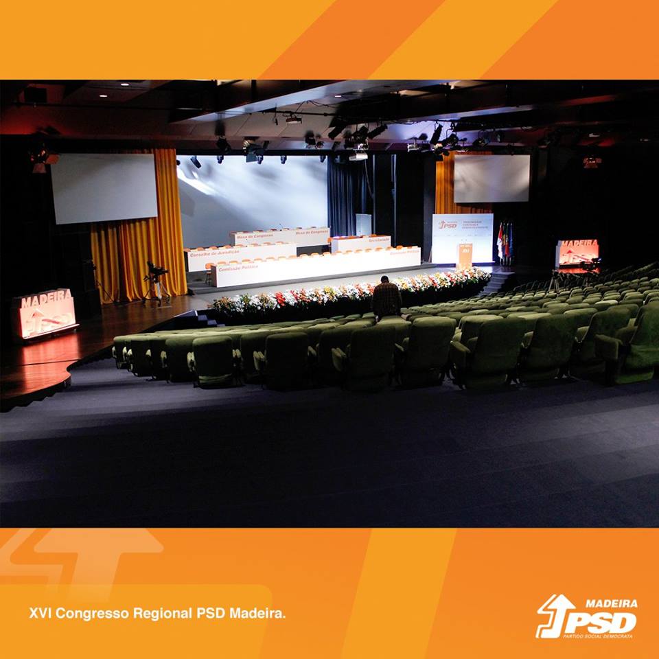 Veja as primeiras fotos do congresso deste fim-de-semana do PSD-Madeira