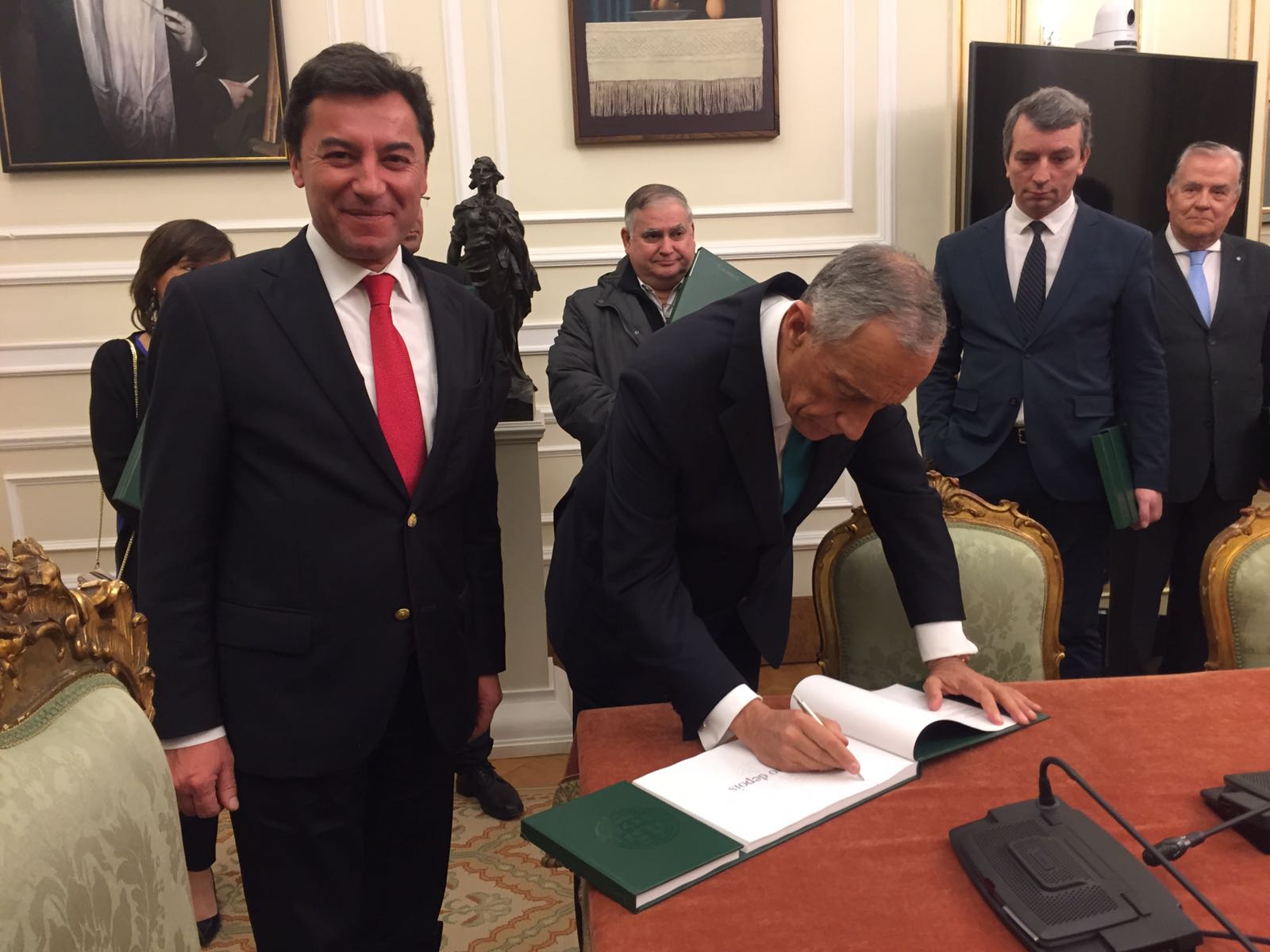 Veja as fotos de Marcelo com os seus colaboradores da campanha presidencial