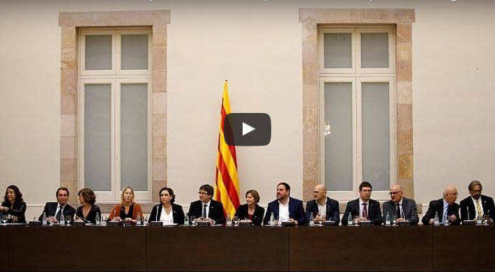 Presidente da Catalunha quer declarar “interdependência” com Espanha [vídeo]