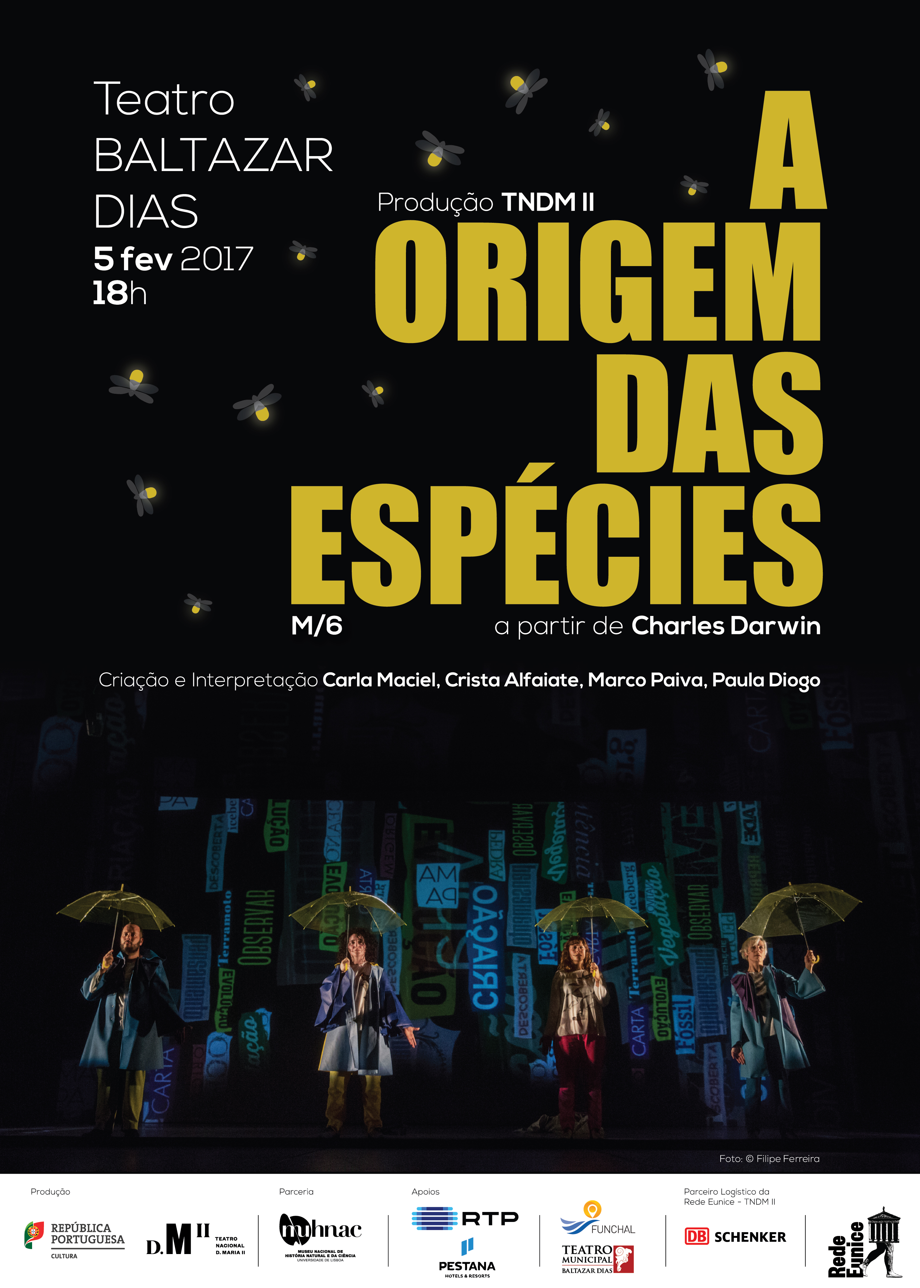 Teatro: ‘A Origem das Espécies’ em Fevereiro no Funchal