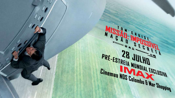 Missão: Impossível - Nação Secreta com pré-estreia exclusiva em IMAX