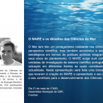 “O MARE e os desafios das Ciências do Mar”