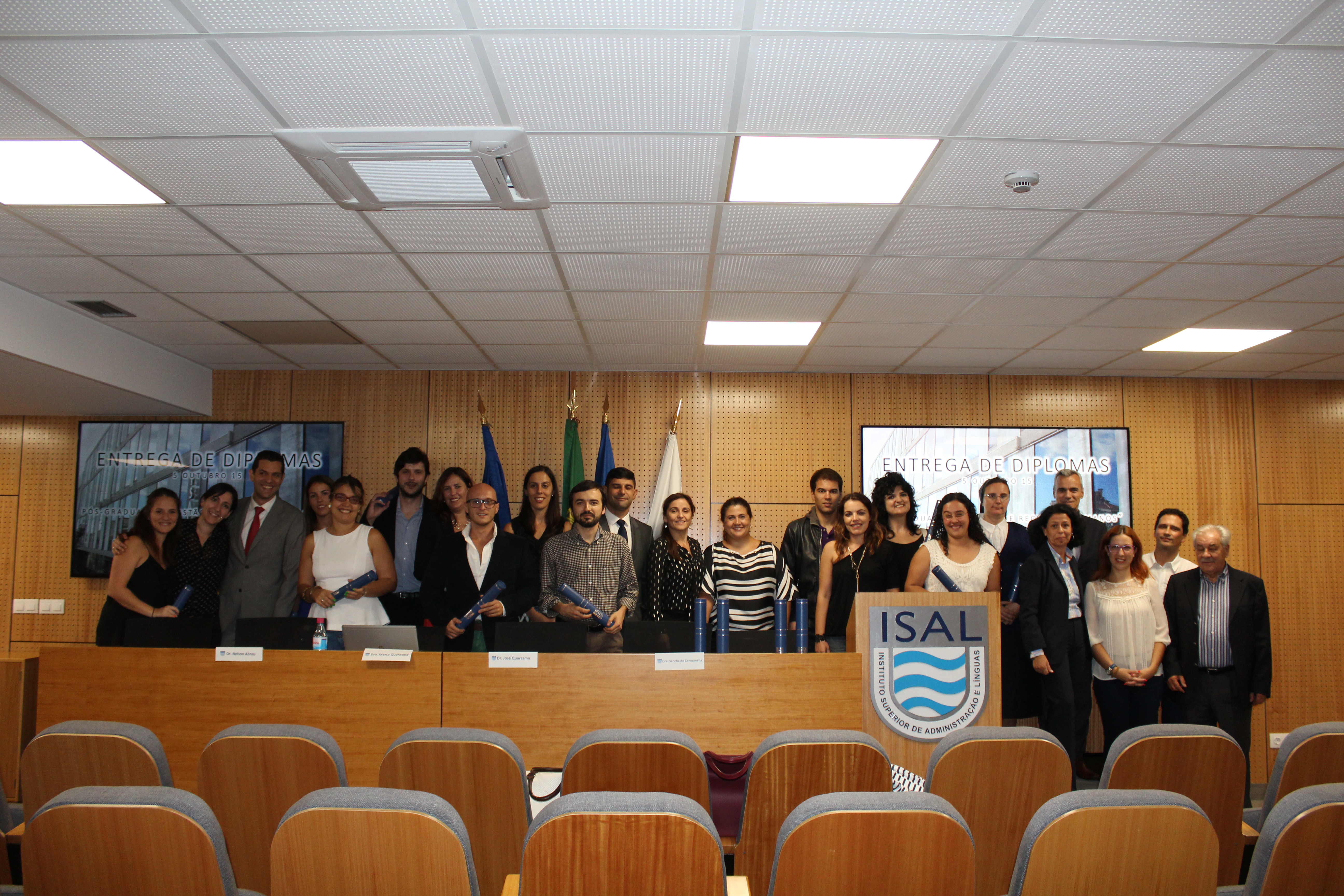 Entrega de Diplomas no ISAL