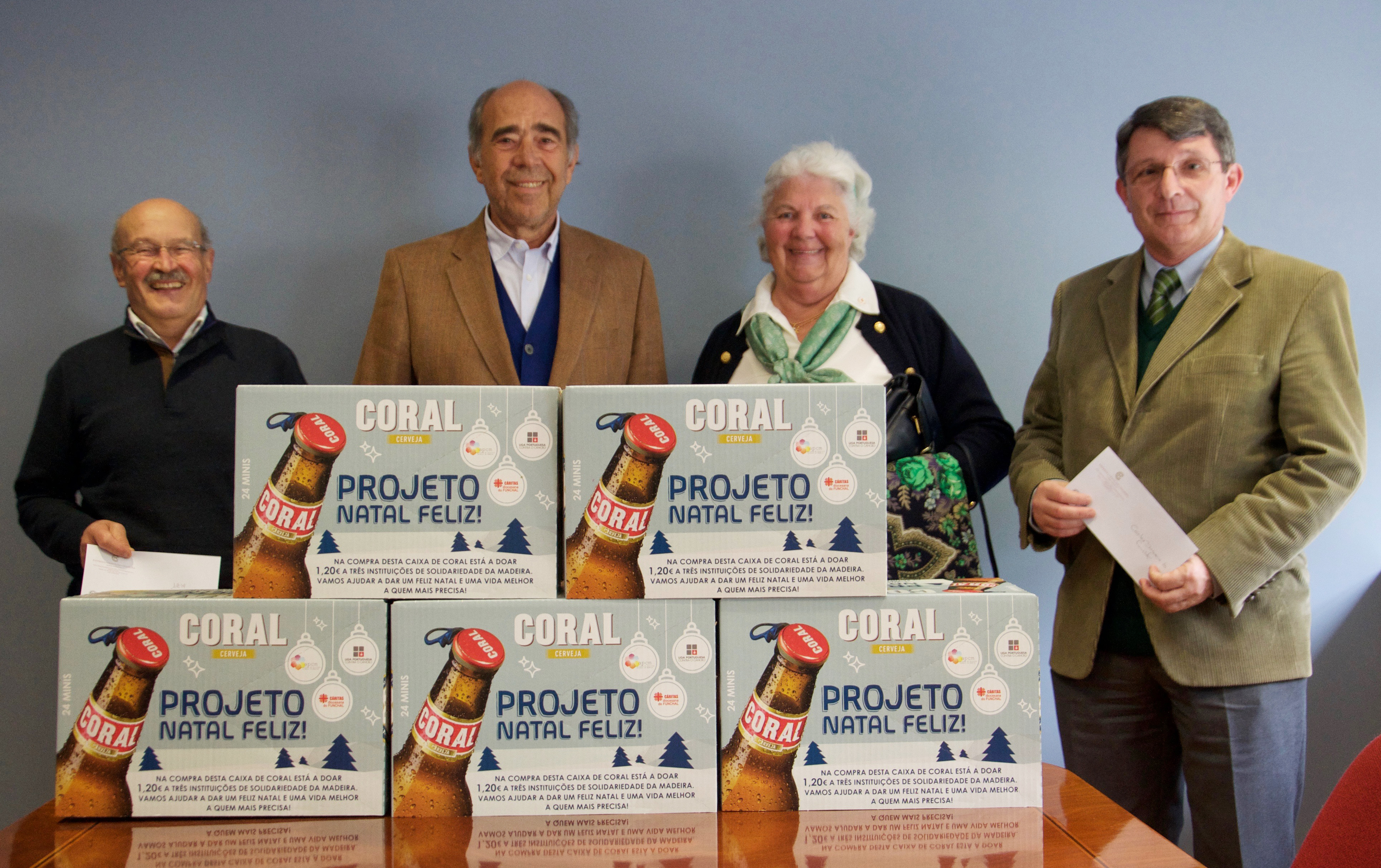 Empresa de Cervejas da Madeira entrega donativos a três instituições
