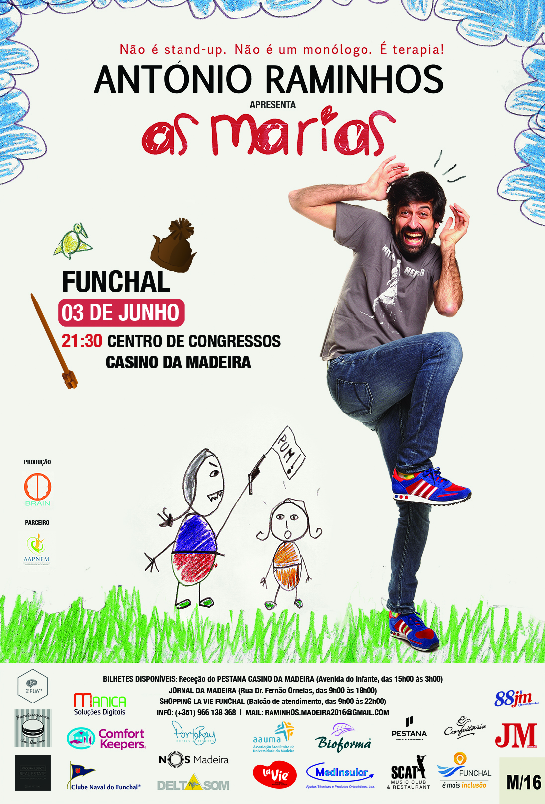 “As Marias” de António Raminhos no Casino
